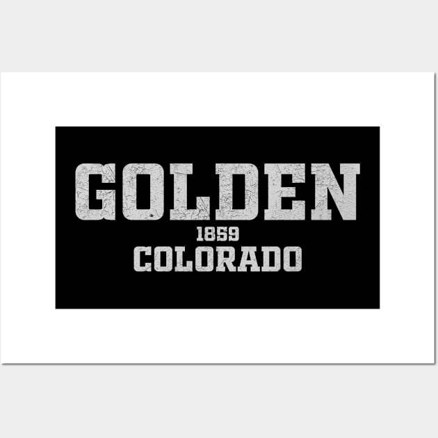 Golden Colorado Wall Art by RAADesigns